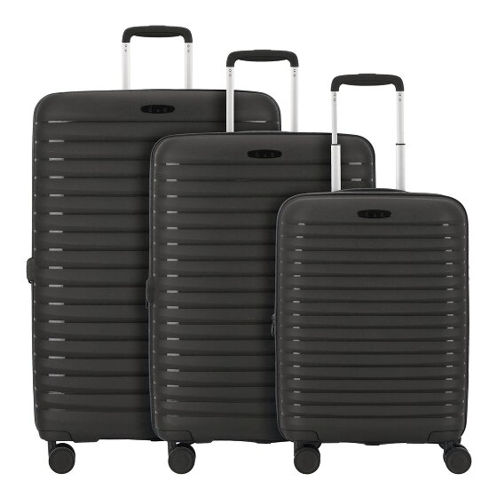 d&n Travel Line 4500 4 roulettes Set de valises 3 pièces avec soufflet d'extension