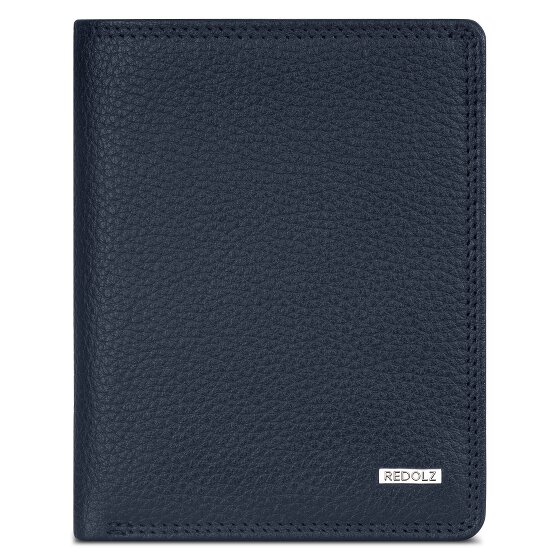 Redolz Leather Essentials HF Porte-monnaie en cuir RFID 9,5 cm dépliable