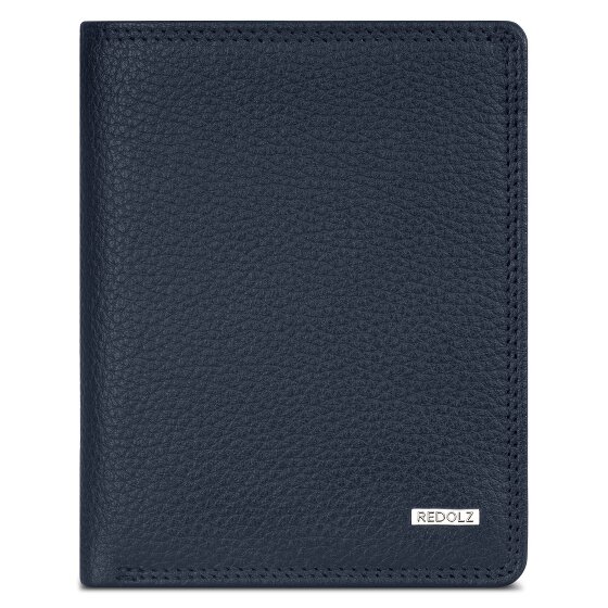 Redolz Leather Essentials HF Porte-monnaie en cuir RFID 9,5 cm dépliable