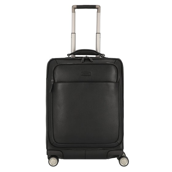 Piquadro Modus Special 4 roues Valise cabine Cuir véritable 59 cm