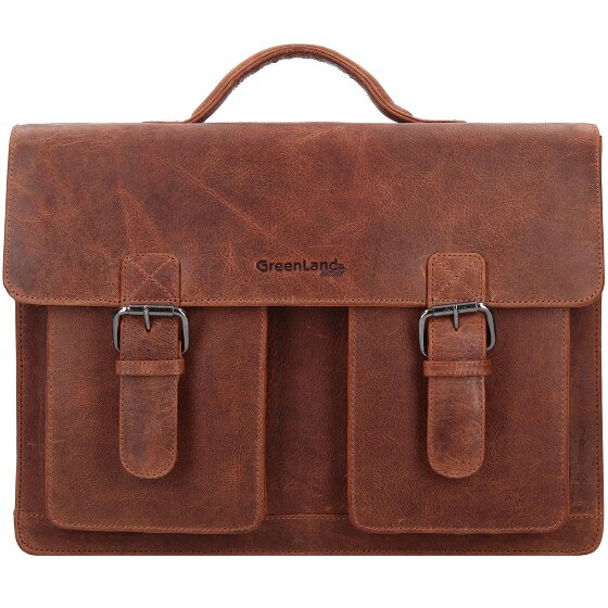 Greenland Nature Porte-documents Montana en cuir 40 cm