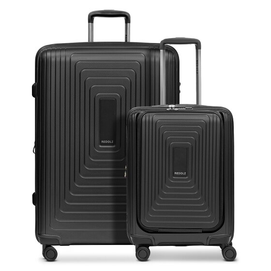 Redolz Essentials 14 Set de valises à 4 roulettes 2 pcs. compartiment pour ordinateur portable avec soufflet d'extension