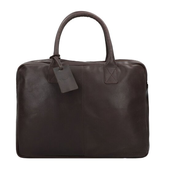 Burkely Vintage Attaché-case Cuir véritable 40 cm Compartiment ordinateur