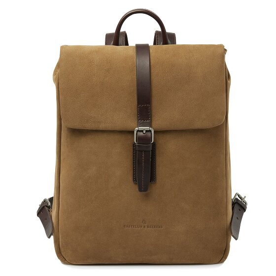 Castelijn & Beerens Veneto Sac à dos professionnel Protection RFID Cuir 39 cm Compartiment pour ordinateur portable