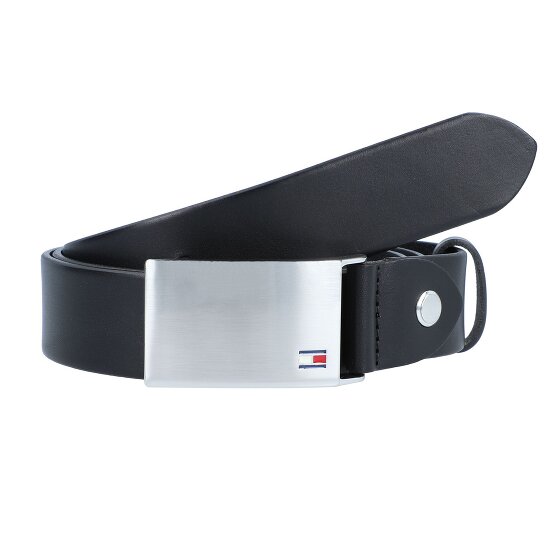 Tommy Hilfiger Plaque Ceinture Cuir véritable
