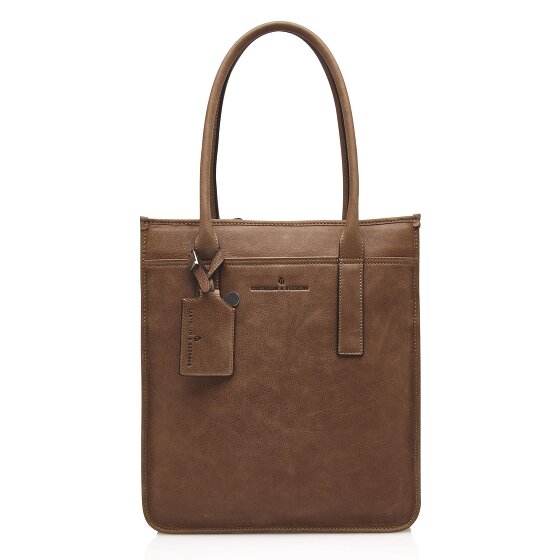 Castelijn & Beerens Carisma Sac à bandoulière RFID en cuir 34 cm Compartiment pour ordinateur portable