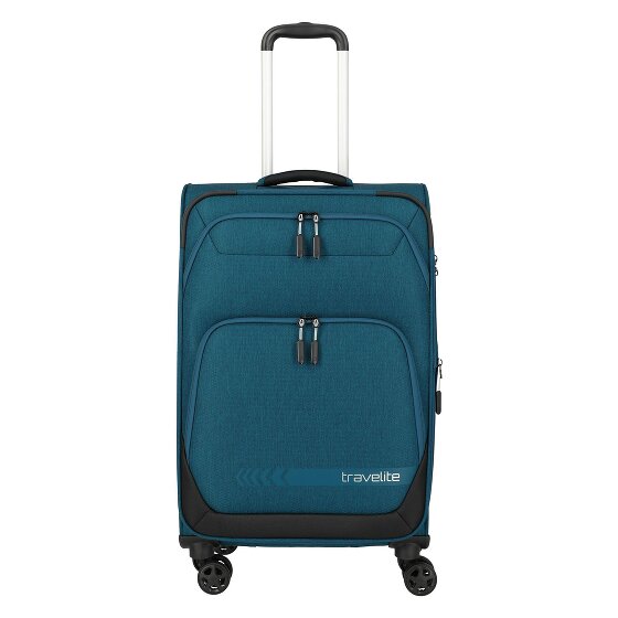Travelite Kick Off 4 roues Valise cabine M 67 cm avec soufflet d'extension