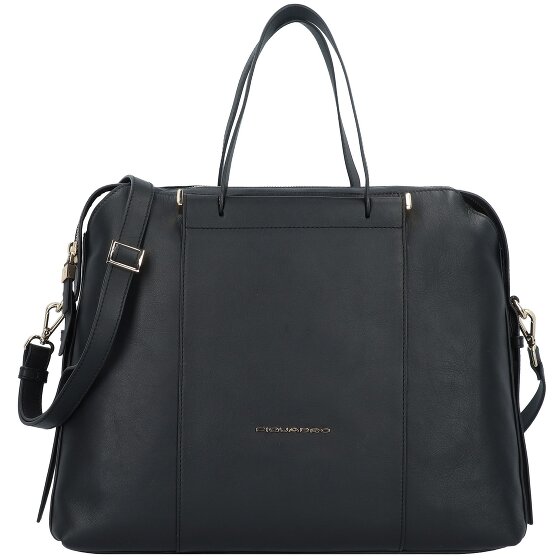Piquadro Circle Attaché-case Cuir véritable 38 cm Compartiment ordinateur