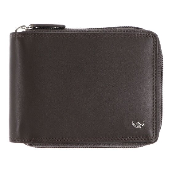 Golden Head Polo Porte-monnaie Protection RFID Cuir véritable 12.5 cm