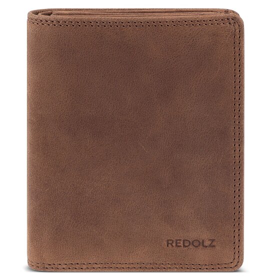Redolz Leather Essentials HF Porte-monnaie en cuir RFID 9,5 cm