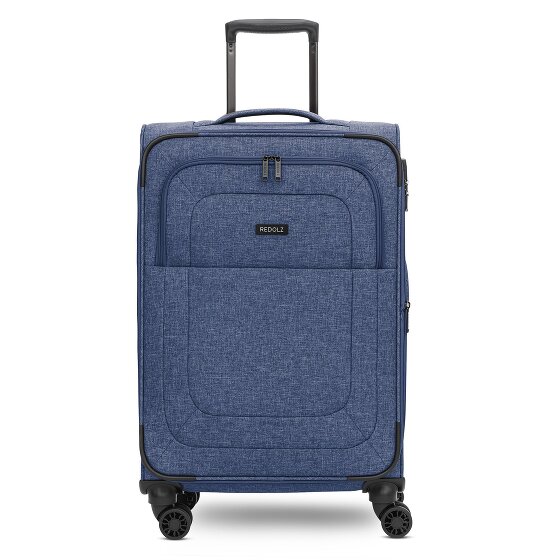 Redolz Essentials 12 MEDIUM – Valise cabine à 4 roues de 67 cm avec soufflet d'extension