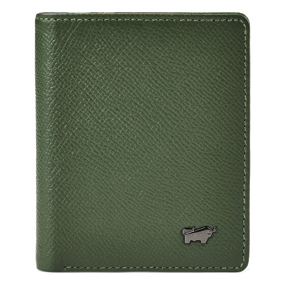 Braun Büffel Robin Étui pour cartes de crédit Protection RFID Cuir véritable 8 cm