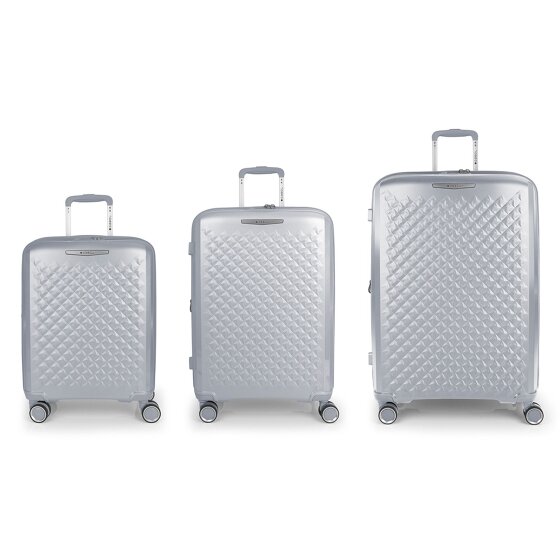 Gabol Queens 4 roulettes Set de valises 3 pièces avec soufflet d'extension