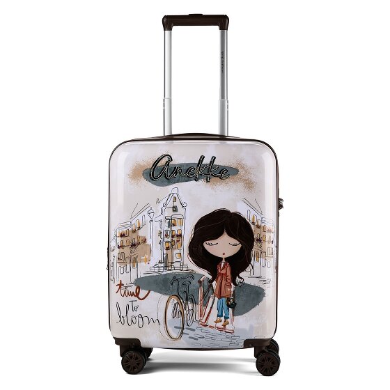 Anekke Tulip 4 roues Valise cabine 55 cm avec soufflet d'extension