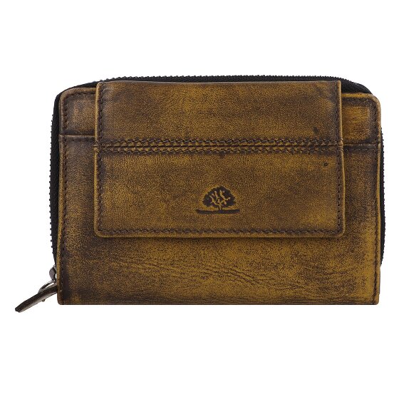 Greenburry Destressed Porte-monnaie Protection RFID Cuir 13.5 cm