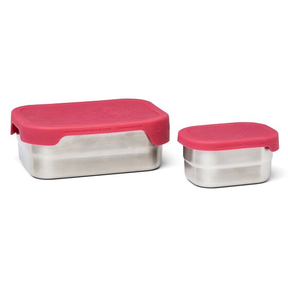 Ergobag Set de 2 boîtes à pain en acier inoxydable 17 cm