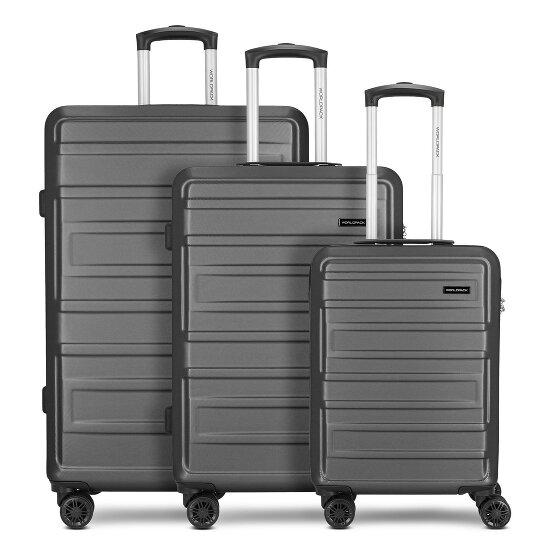 Worldpack New York 2.0 4 roulettes Set de valises 3 pièces