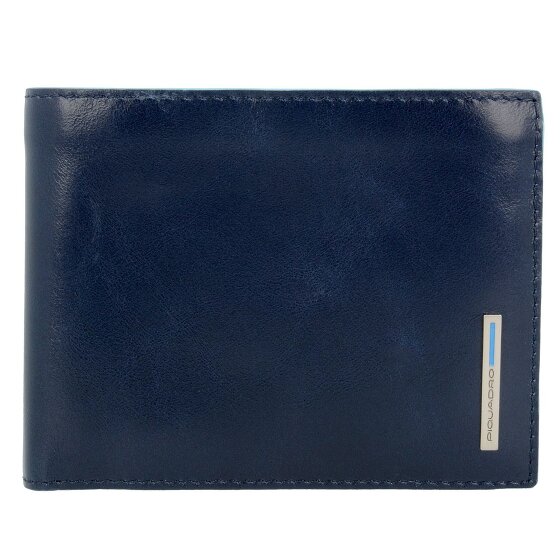 Piquadro Blue Square Porte-monnaie en cuir 12,5 cm