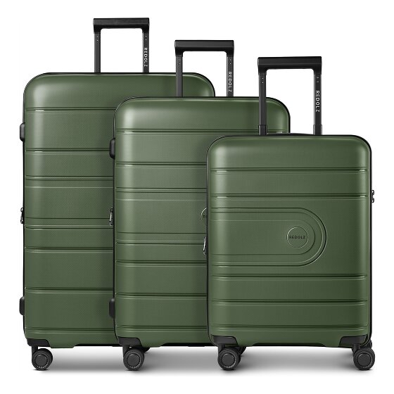 Redolz Essentials 11 4 roues Set de valises 3 pièces avec soufflet d'extension