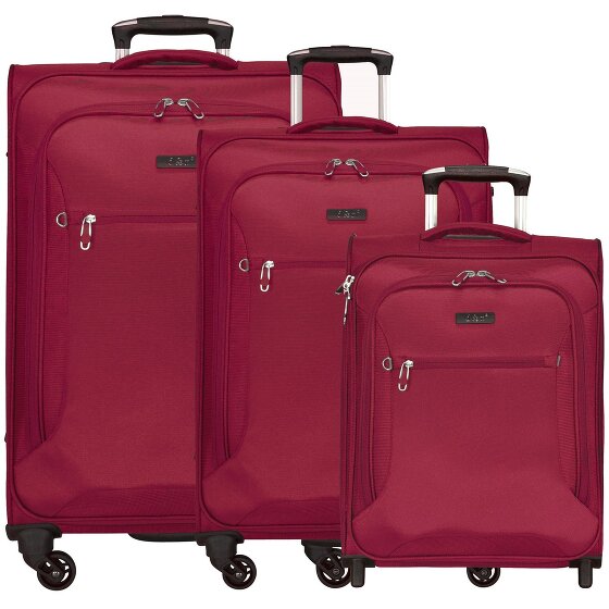 d&n Travel Line 6400 Set de valises à 2-4 roulettes 3pcs.