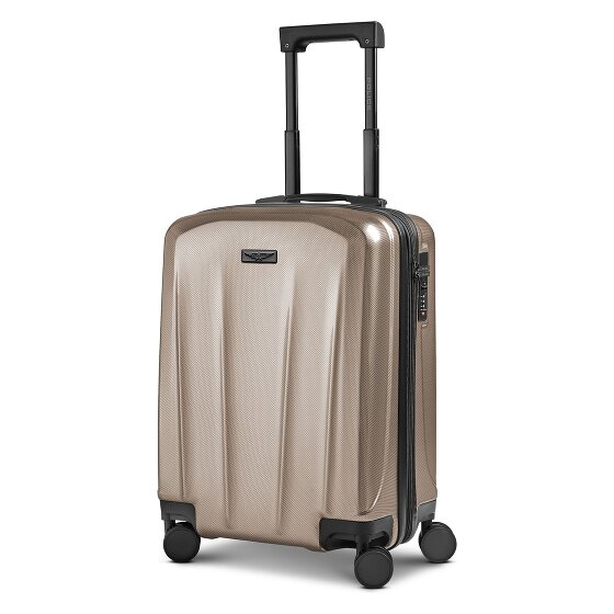 Police New York 4 roues Valise cabine S 54 cm avec soufflet d'extension
