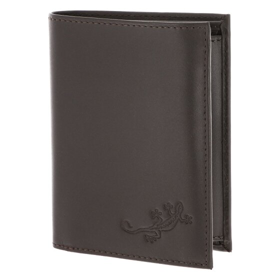 oxmox Leather Porte-monnaie Protection RFID Cuir véritable 10 cm