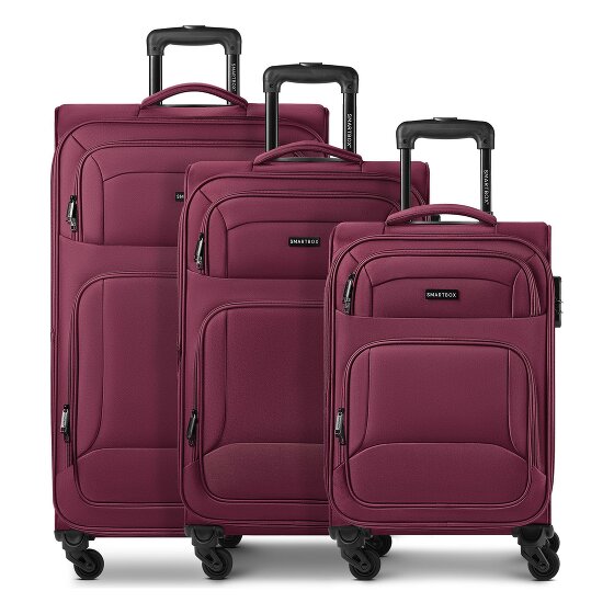 Smartbox Edition 04 4 roues Set de valises 3 pièces avec soufflet d'extension