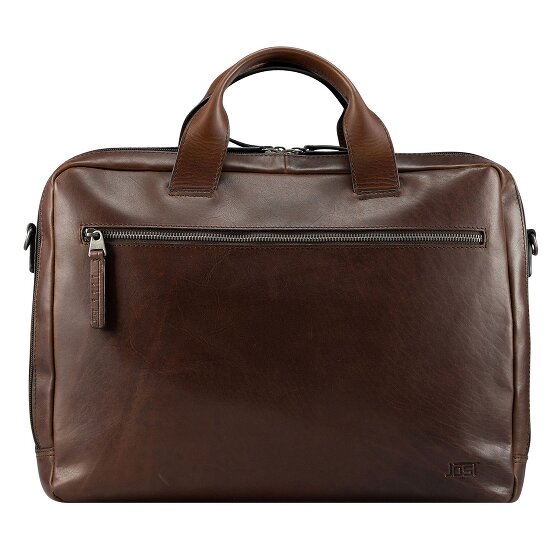 Jost Lund Attaché-case Cuir véritable 40.5 cm Compartiment ordinateur