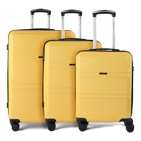 Benzi 5739 4 roulettes Set de valises 3 pièces