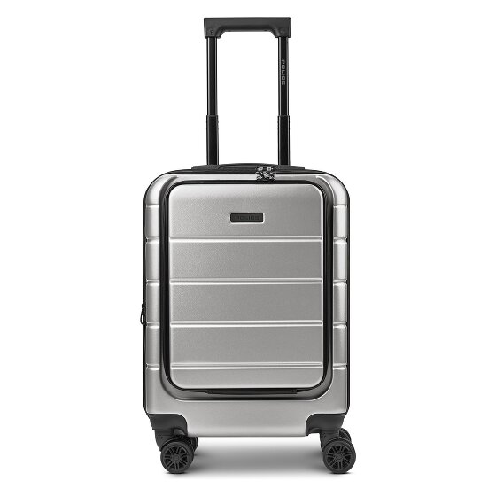 Police Dublin 4 roues Valise cabine S 54 cm Compartiment ordinateur avec soufflet d'extension