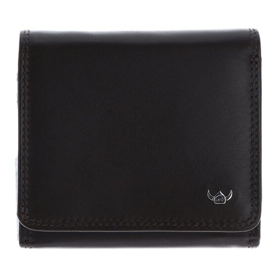 Golden Head Polo Porte-monnaie Protection RFID Cuir véritable 10 cm