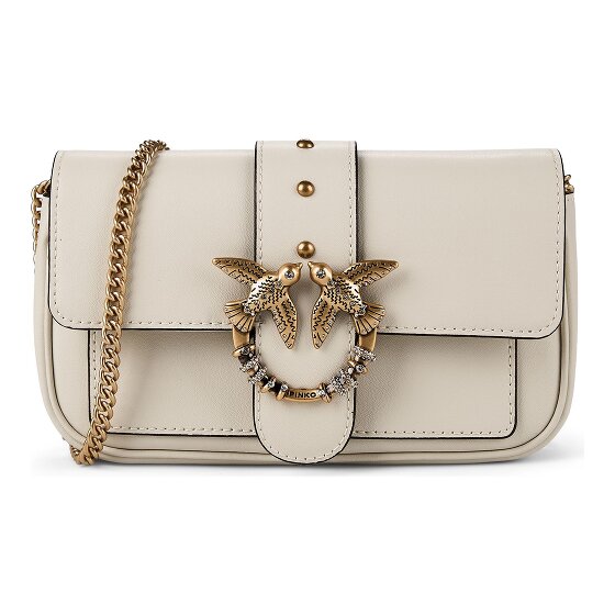 PINKO Love Pocket Sac à bandoulière Cuir véritable 20 cm