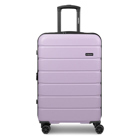 Saxoline Miami 4 roulettes Trolley M 65 cm avec soufflet d'extension