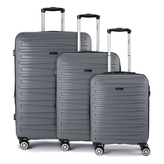 Benzi 5493 4 roulettes Set de valises 3 pièces avec soufflet d'extension