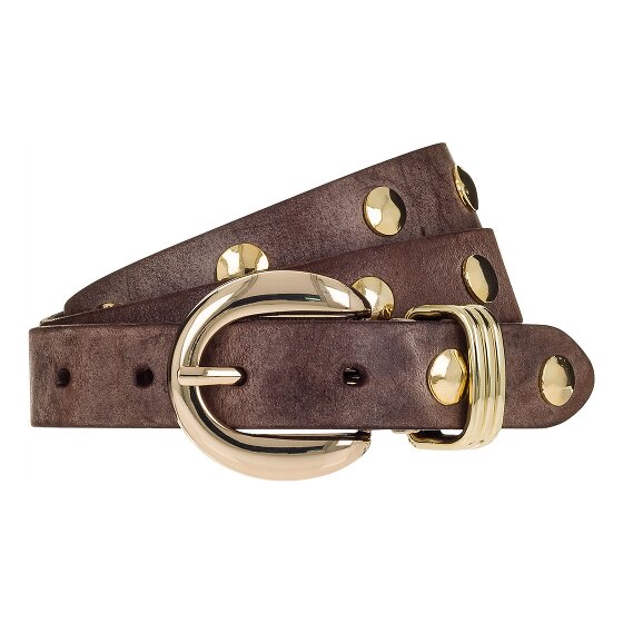 b.belt Ceinture à rivets Cuir véritable