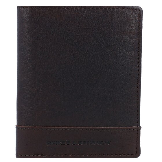 Spikes & Sparrow Porte-monnaie RFID en cuir 10 cm