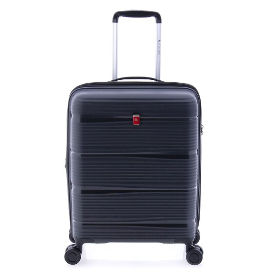 Gladiator 0800 4 roulettes Trolley 55 cm avec soufflet d'extension