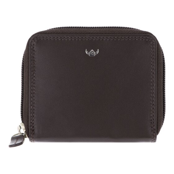 Golden Head Polo Porte-monnaie Protection RFID Cuir véritable 10 cm