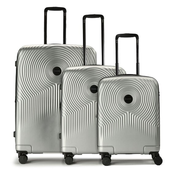 Gabol Radar 4 roulettes Set de valises 3 pièces avec soufflet d'extension