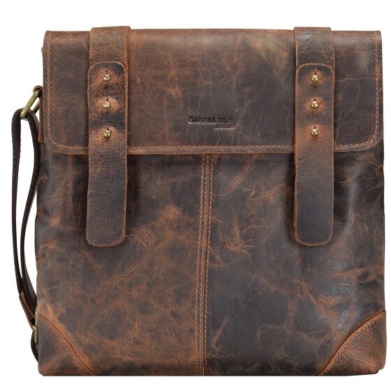Greenland Nature Sac à bandoulière Classic en cuir 31 cm
