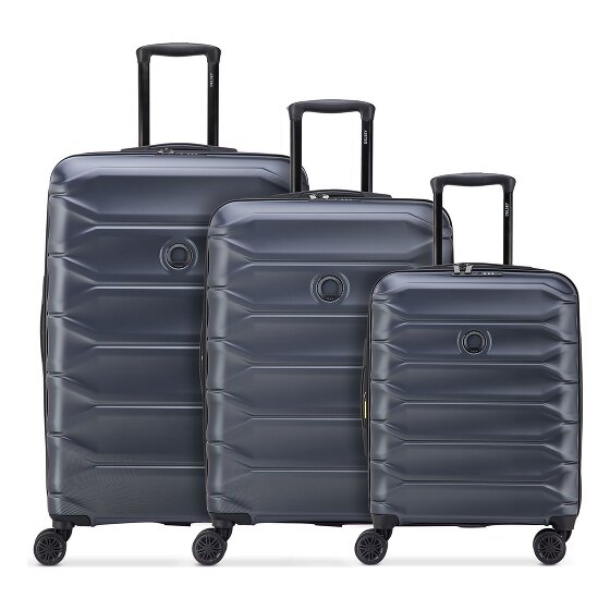Delsey Paris Meteor 4 roues Set de valises 3 pièces avec soufflet d'extension