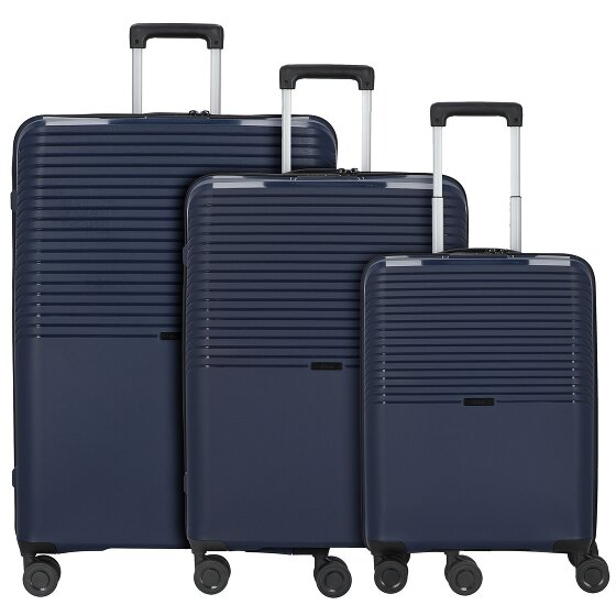 d&n Travel Line 4000 Set de valises à 4 roulettes 3pcs.