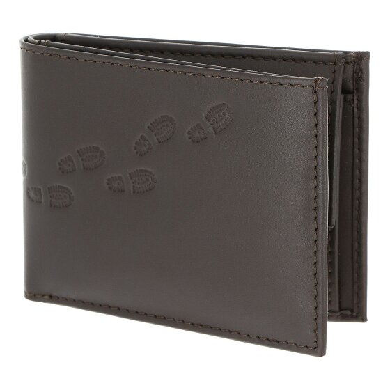 oxmox Leather Porte-monnaie Protection RFID Cuir véritable 11 cm