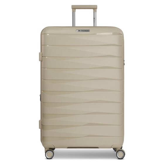 Franky London 4 roues Valise cabine L 74 cm avec soufflet d'extension