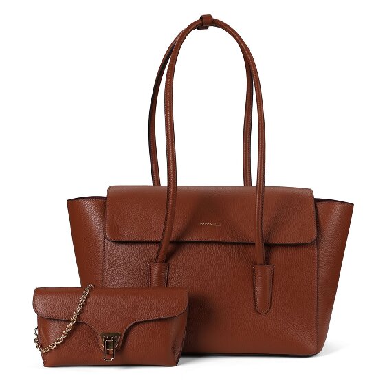 Coccinelle Beat Sac à bandoulière Cuir véritable 33 cm