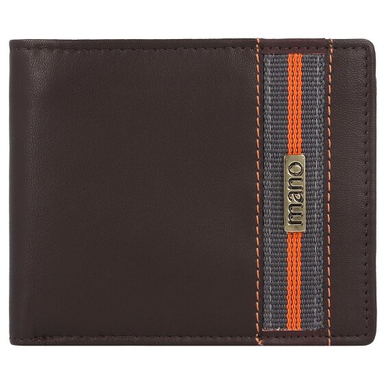 mano Don Leonardo Porte-monnaie RFID en cuir 11,5 cm