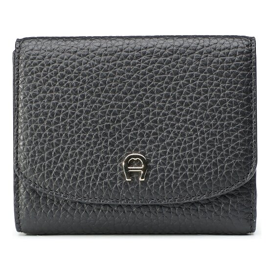 AIGNER Carre Soft Porte-monnaie Cuir véritable 11 cm