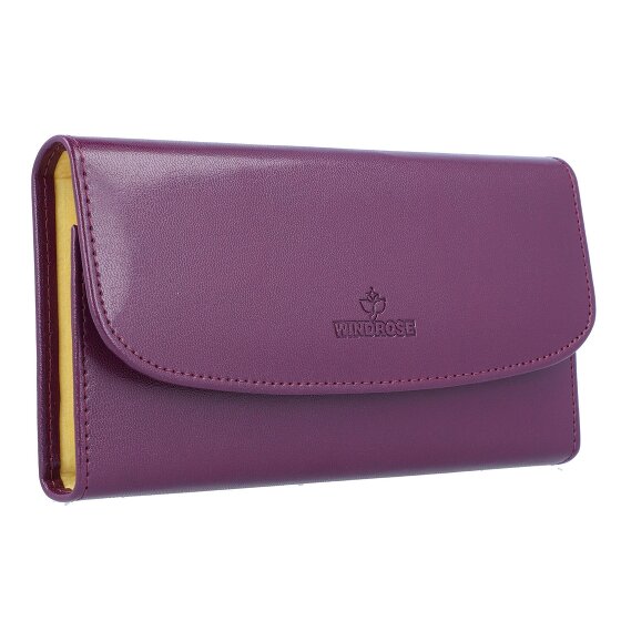 Windrose Rouleau à bijoux en cuir Merino 20 cm