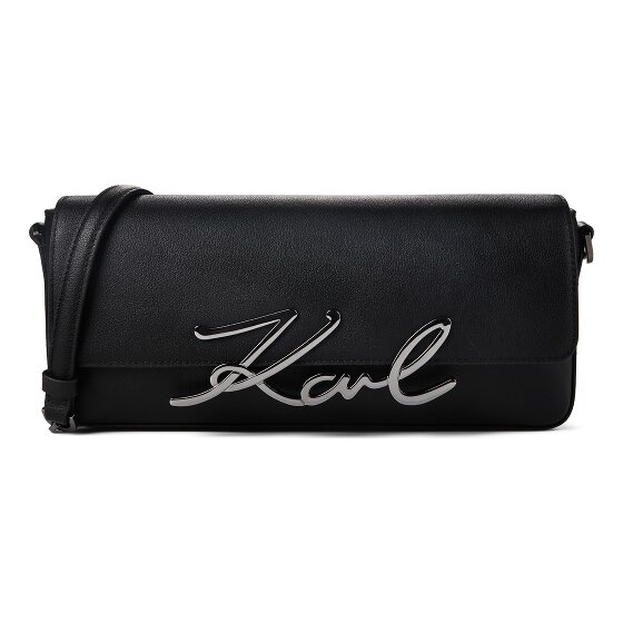 Karl Lagerfeld Signature 2.0 Sac à bandoulière Cuir véritable 28.5 cm