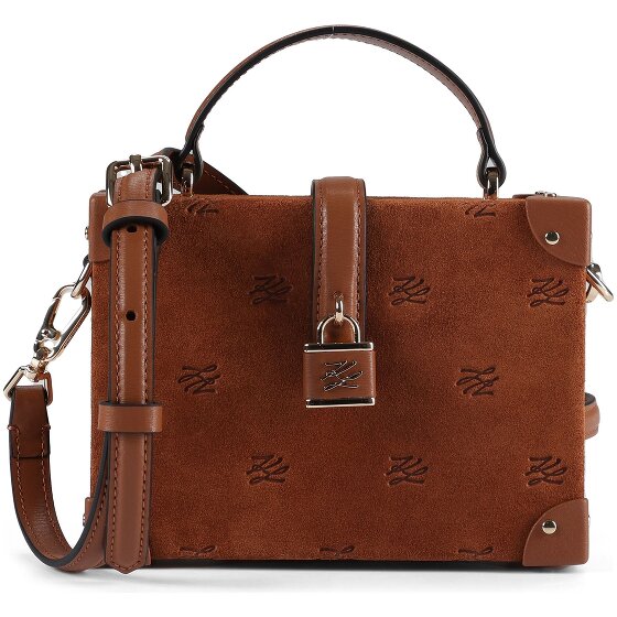 Karl Lagerfeld Autograph Mini sac à main Cuir véritable 17.5 cm